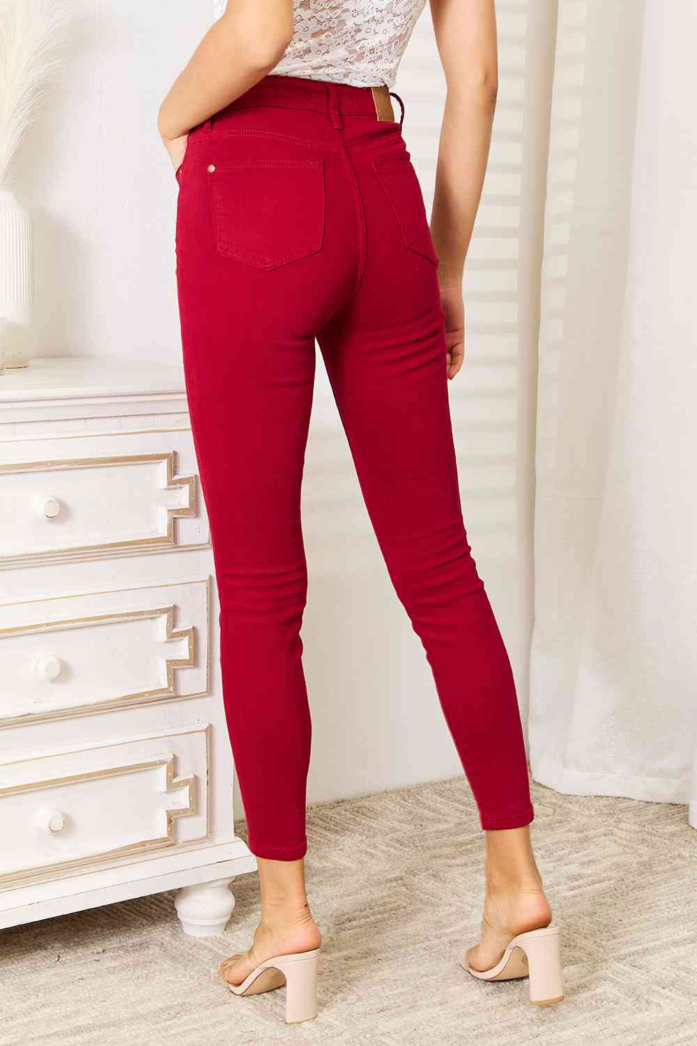 Waist Tummy Control Skinny Jeans